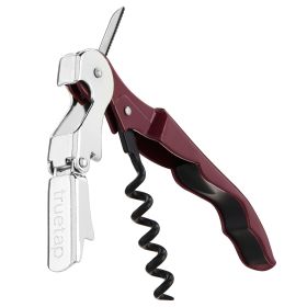 Truetapâ„¢: Double-Hinged Waiter's Corkscrew in Burgundy
