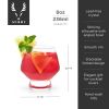 Footed Crystal Punch Cups by ViskiÂ®