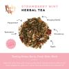 Strawberry Mint Tea Sachets In Tin