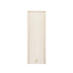 1-Bottle Paulownia Wood Champagne Box by TwineÂ®