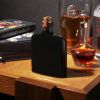 Irving Nautilus Ceramic Flask in Black ViskiÂ®