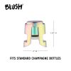Mirage Rainbow Champagne Stopper BlushÂ®