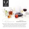 Reserve Inez Crystal Burgundy Glasses ViskiÂ®