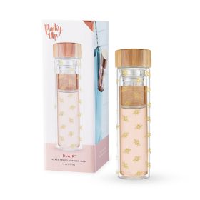 Blairâ„¢ Bee Glass Travel Infuser Mug by Pinky UpÂ®