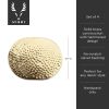 Hammered Brass Coasters by ViskiÂ®