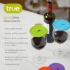 Dome Wine Glass Covers in Asstd Colors by True