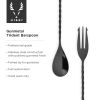 Gunmetal Trident Barspoon by ViskiÂ®