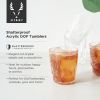 Shatterproof Acrylic Rocks Tumblers ViskiÂ®