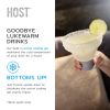 Glass FREEZEâ„¢ Margarita Glass in Gray (set of two) by HOSTÂ®
