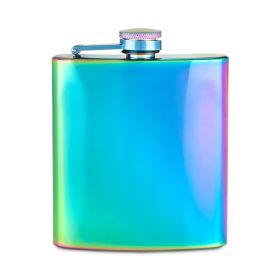 Mirage Iridescent Stainless Steel Flask BlushÂ®