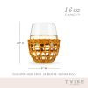 Island Stemless Wine Glass Set by Twine LivingÂ®