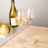 Rose Crystal White Wine Glass Set by TwineÂ®