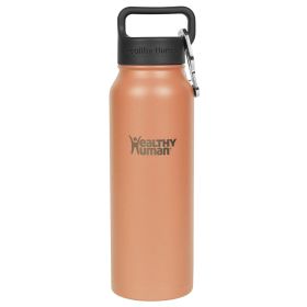 21 oz Peach Stein Water Bottle Healthy Human