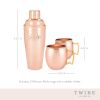 Hammered Copper Bar Set by TwineÂ®