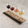 Acacia Wood Wine Flight Board by TwineÂ®