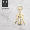 Gold Winged Corkscrew by ViskiÂ®