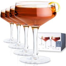 Raye Angled Crystal Coupe Glasses ViskiÂ®