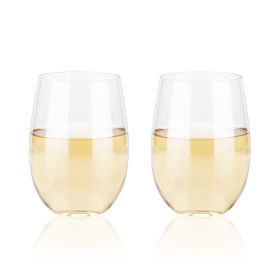 Flexiâ„¢ Stemless Wine Glasses, Set of 2