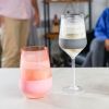 Wine FREEZE Stemmed in Gray (set of 2)  by HOSTÂ®