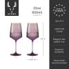 Reserve Nouveau Wine Glasses in Violet Viski