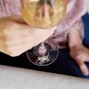 Silver Cat Wine Charms by TwineÂ®