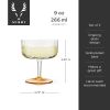 Deco Gatsby Crystal Coupe Glasses ViskiÂ®