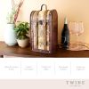 2 Bottle Old World Wooden Wine Box by TwineÂ®