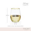 Starlight Stemless Wine Glass Set TwineÂ®