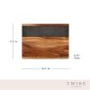 Wood with Slate Board by TwineÂ®