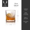 Revolve Crystal Spinning Rocks Glass ViskiÂ®