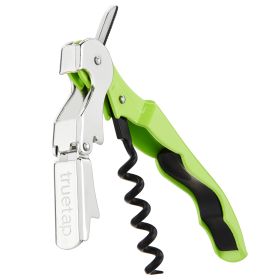 Truetapâ„¢: Double-Hinged Waiter's Corkscrew in Lime