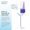Wine FREEZE Stemmed  in Tinted Set (set of 4) by HOSTÂ®