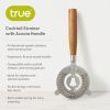 Cocktail Strainer with Acacia Handle by True