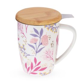 Baileyâ„¢ Botanical Bliss Ceramic Tea Mug & Infuser by Pinky U