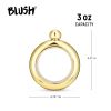 Gold 3 Oz Bangle Flask by BlushÂ®