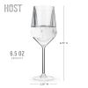 Wine FREEZE Stemmed in Marble (set of 2)  by HOSTÂ®