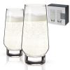 Raye Weighted Stemless Champagne Flutes ViskiÂ®