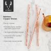 Bamboo Copper Straws by ViskiÂ®