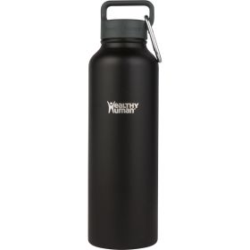 40 oz Black Stein Water Bottle Healthy Human