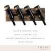 Metal and Wood Wine Rack by TwineÂ®