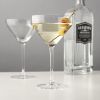 Raye Angled Crystal Martini Glasses ViskiÂ®