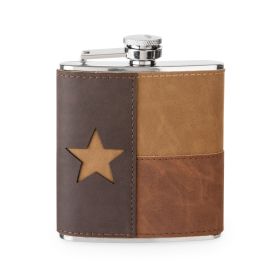 Leather Texas Flask by Foster & Ryeâ„¢