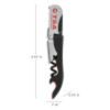Black Double-Hinged TSA Compliant Corkscrew