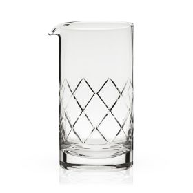 Large Cut-Crystal Mixing Glass ViskiÂ®