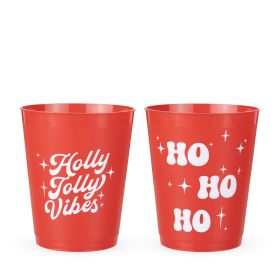 Holiday Vibes Red 16 oz Cup Set of 12 by BlushÂ®