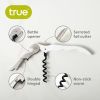 Truetapâ„¢: Double-Hinged Corkscrew in White