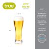 Wheat Beer Glasses, Set of 4 by True