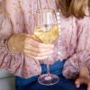 Rose Crystal White Wine Glass Set by TwineÂ®