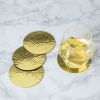 Hammered Brass Coasters by ViskiÂ®
