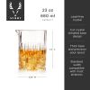 Pedestal Crystal Mixing Glass ViskiÂ®
